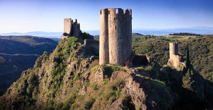 photo chateau Lastours